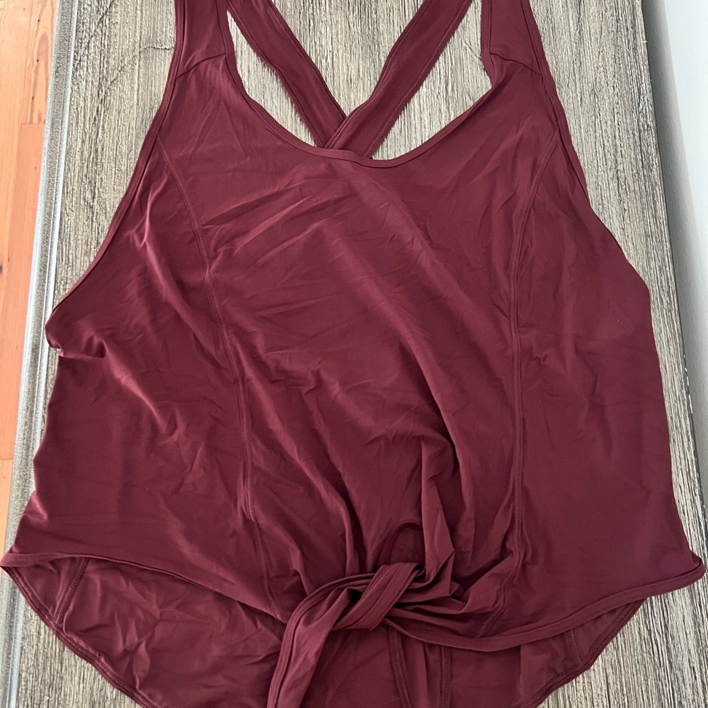 lululemon athletica Burgundy Tank Top